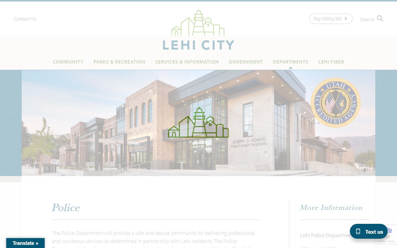 Lehi Jail Roster and police records resource